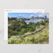 carte postale sydney skyline view (Devant / Derrière)