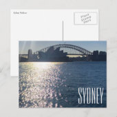 Carte Postale sydney sunshine (Devant / Derrière)