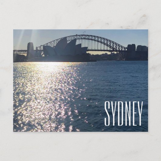Carte Postale sydney sunshine (Devant)