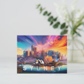 Carte Postale Sydney The Harbour City (Debout devant)