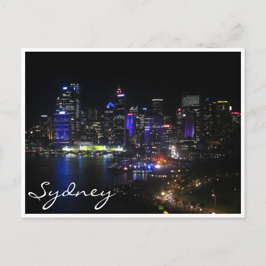 Carte Postale sydney vivid violet (Devant)