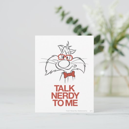 Carte Postale SYLVESTER™ - Parlez Nerdy Pour Moi (Debout devant)