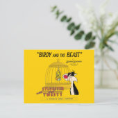 Carte Postale SYLVESTER™ & TWEEY™ | Birdy et la bête (Debout devant)