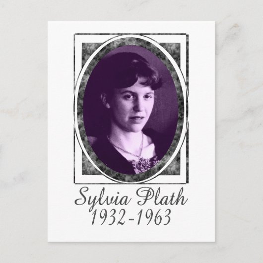 Carte Postale Sylvia Plath (Devant)