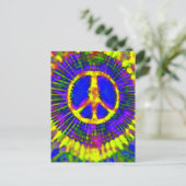 Carte Postale SYMBOLE Abstrait DE Cravate Psychédélique-Dye DE L (Debout devant)