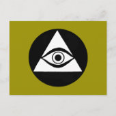 Carte Postale Symbole: All Seeing Eye (Devant)