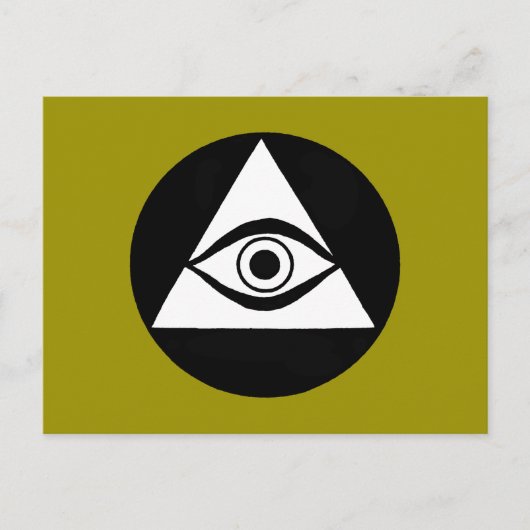 Carte Postale Symbole: All Seeing Eye (Devant)