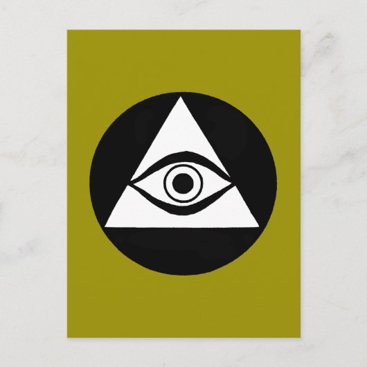 Carte Postale Symbole: All Seeing Eye (Devant)