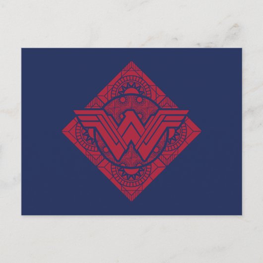 Carte Postale Symbole amazonien Wonder Woman (Devant)