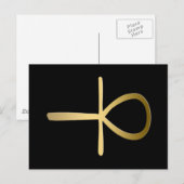 Carte Postale Symbole Ankh cross-égyptien (Devant / Derrière)
