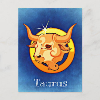 Carte Postale SYMBOLE Astrologie Taurus