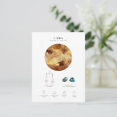 Carte Postale Symbole astrologique de la Libra (Debout devant)