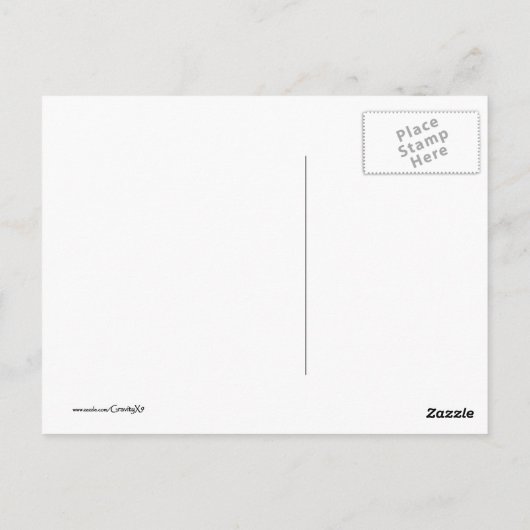 Carte Postale Symbole Black Trash Can (Dos)