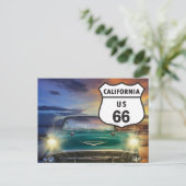 Carte Postale Symbole California Route 66 (Debout devant)