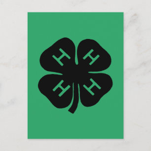 Carte Postale Symbole : Club 4-H