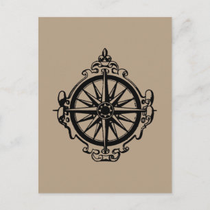 Carte Postale Symbole : Compass