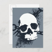 Carte Postale Symbole crâne du Necromancer (Devant / Derrière)