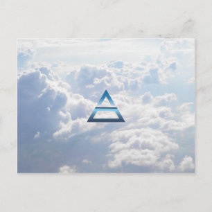 Carte Postale Symbole d'air de l'élément