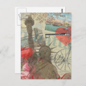 Carte Postale Symbole d'Art de New York (Devant / Derrière)