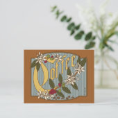 CARTE POSTALE SYMBOLE DE CAFÉ VITALIEN (Debout devant)