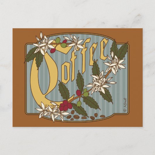 CARTE POSTALE SYMBOLE DE CAFÉ VITALIEN (Devant)