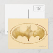 Carte Postale Symbole de chaume de café (Devant / Derrière)