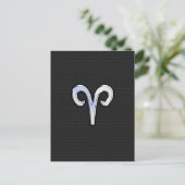 Carte Postale Symbole de Chrome Like Aries Zodiac (Debout devant)