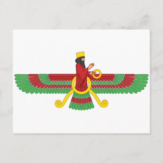 Carte Postale Symbole de Faravahar (Devant)