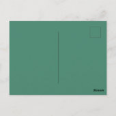 Carte Postale Symbole de guérison de la main spirale (Dos)