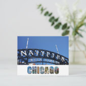 Carte Postale SYMBOLE DE JETER DE LA Marine DE Chicago (Debout devant)