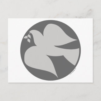 Carte Postale Symbole de la colombe de la paix