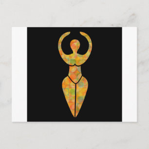 Carte Postale Symbole de la déesse du Wiccan