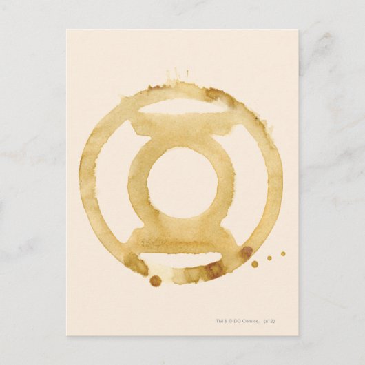 Carte Postale Symbole de la lanterne à café (Devant)