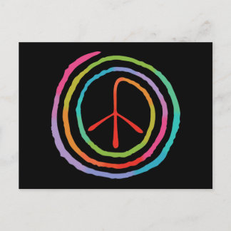 CARTE POSTALE SYMBOLE DE LA PAIX DE NEON II