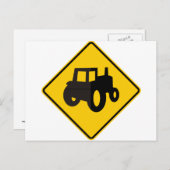 CARTE POSTALE SYMBOLE DE LA ROUTE DES APPAREILS DE FERME (Devant / Derrière)