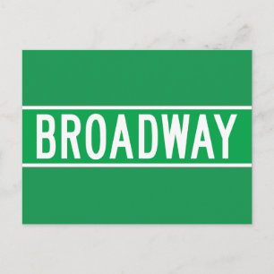 Carte Postale Symbole de la rue Broadway, New York