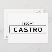 Carte Postale Symbole de la rue Castro, San Francisco (Devant / Derrière)