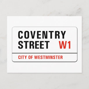 Carte Postale Symbole de la rue Coventry, Londres