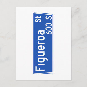 Carte Postale Symbole de la rue Figueroa, Los Angeles, CA