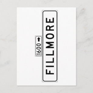 Carte Postale Symbole de la rue Fillmore, San Francisco