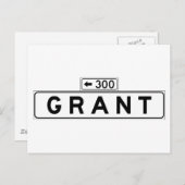 Carte Postale Symbole de la rue Grant Ave, San Francisco (Devant / Derrière)