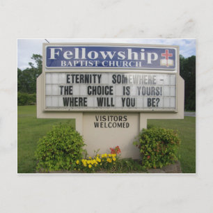 Carte Postale Symbole de l'église