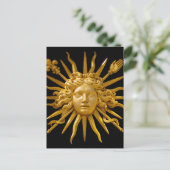 Carte Postale Symbole de Louis XIV le Roi Soleil (Debout devant)