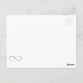 Carte Postale Symbole de musique infini (Dos)