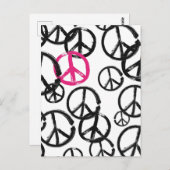 Carte Postale Symbole de paix (Devant / Derrière)