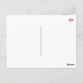 Carte postale Symbole de Paix Énergie Nature (Dos)