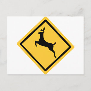 Carte Postale Symbole de passage des cerfs