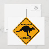 CARTE POSTALE SYMBOLE DE PASSAGE KANGOU (Devant / Derrière)