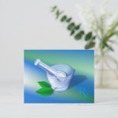 Carte Postale Symbole de pharmacie (Debout devant)