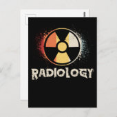 Carte Postale Symbole de radiologie rétro Radiologue Xray (Devant / Derrière)